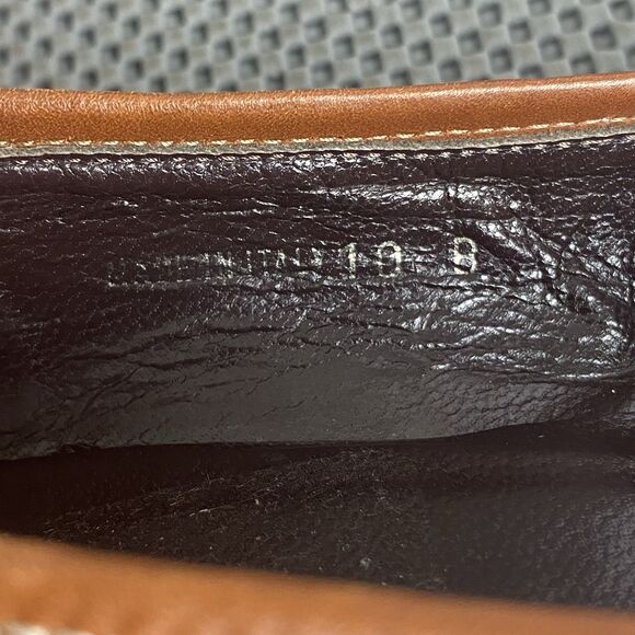 Coach Kitten Heels Womens 10 B Brown Leather Square Toe Made In Italy - Picture 14 of 14